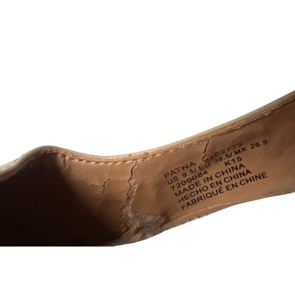 Calvin Klein Womens Two-Tone Pointed-Toe Kitten Heel Pumps US 9.5 Black & Beige - Picture 6 of 10